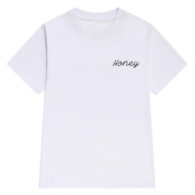 Футболка женская с принтом Белый  L